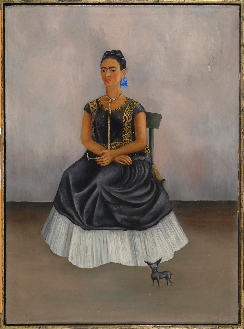 Cane Itzcuintli con me (Autoritratto) da Frida Kahlo