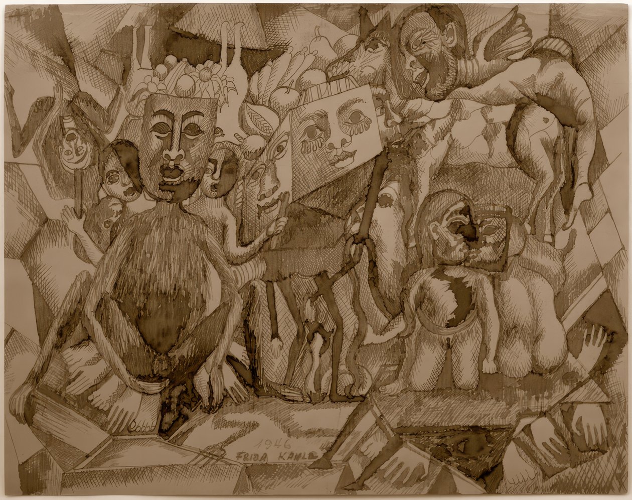 Maschere da Frida Kahlo