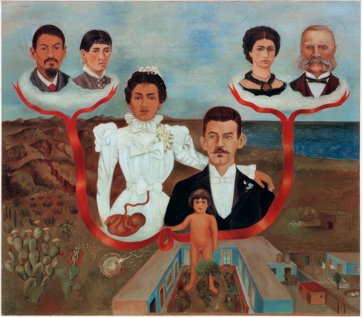 I miei nonni, i miei genitori e io da Frida Kahlo