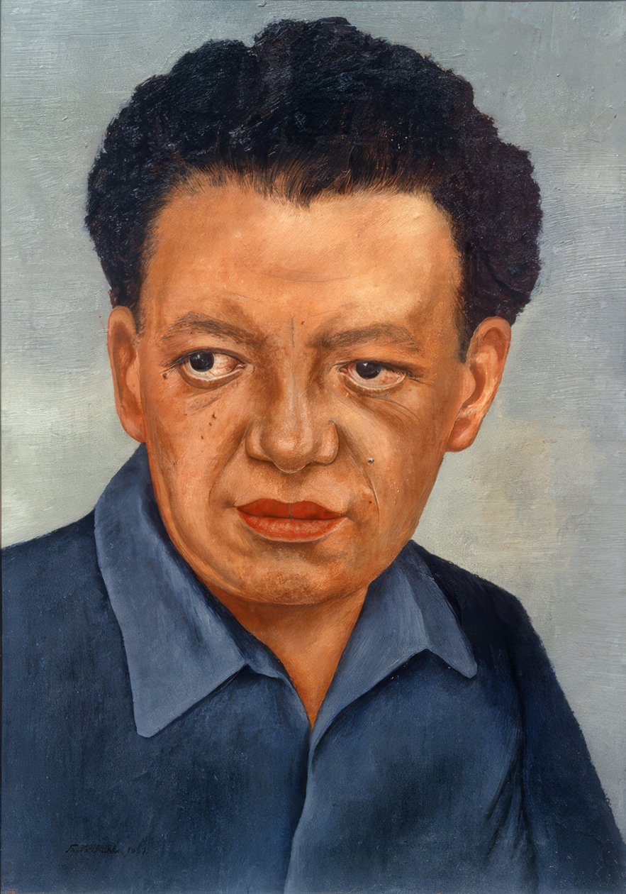 Ritratto di Diego Rivera da Frida Kahlo