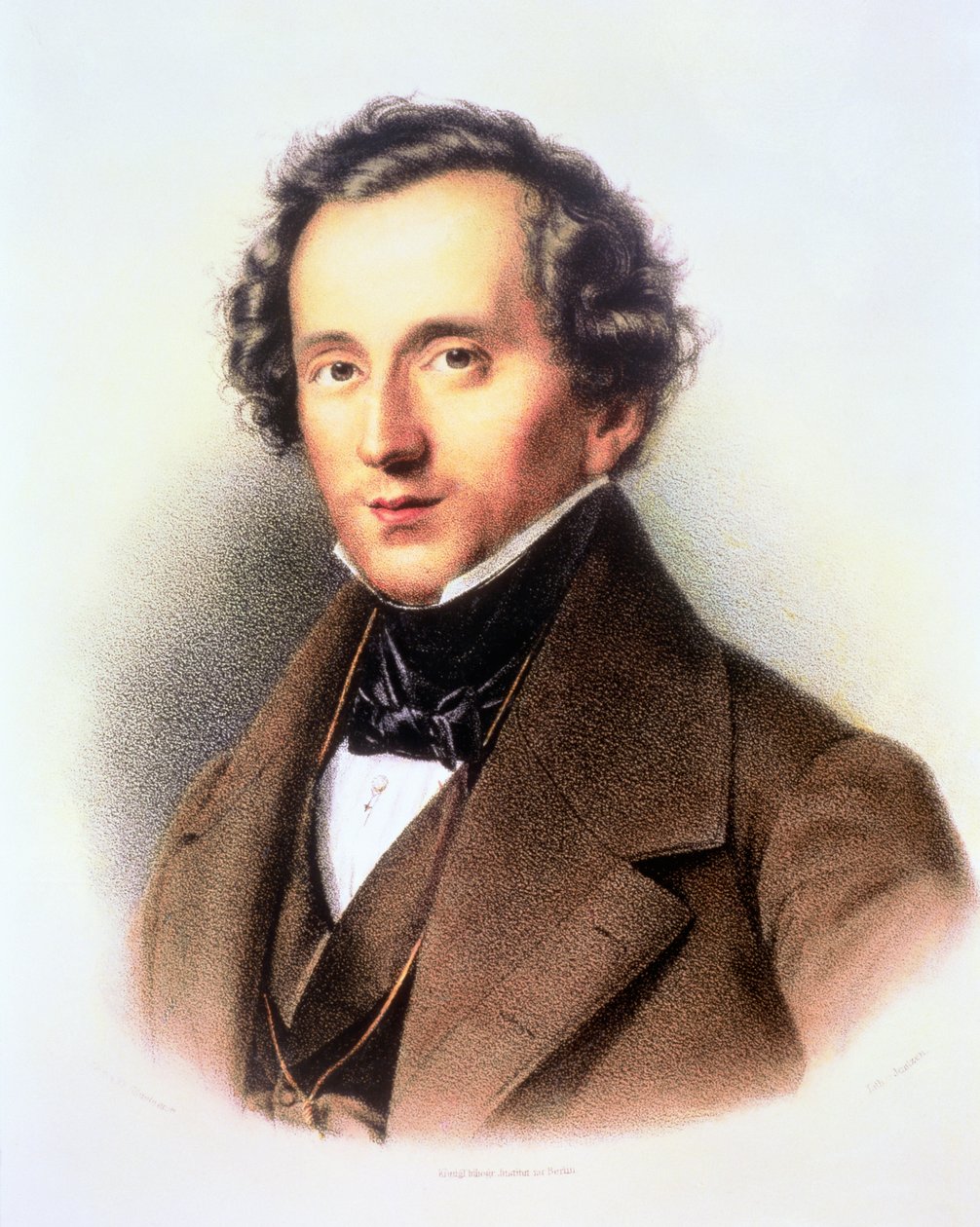 Ritratto di Felix Mendelssohn da Friedrich Jentzen