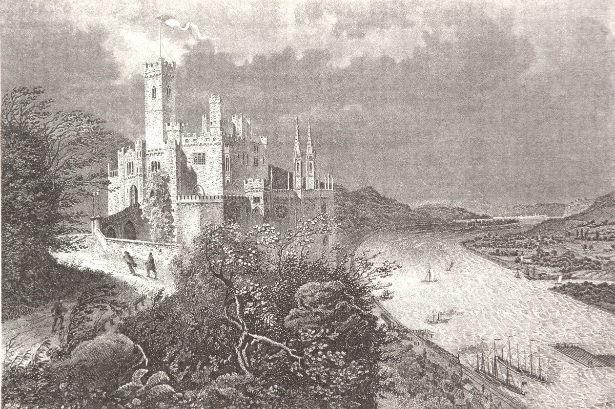 Castello Stolzenfels da Friedrich Foltz