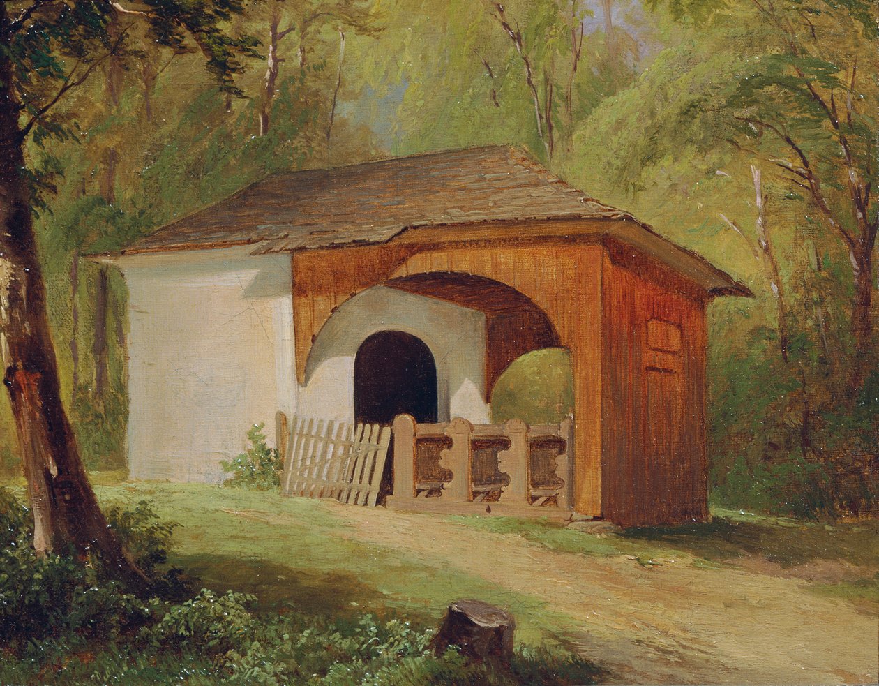 Cappella nel bosco da Friedrich Hasslwander