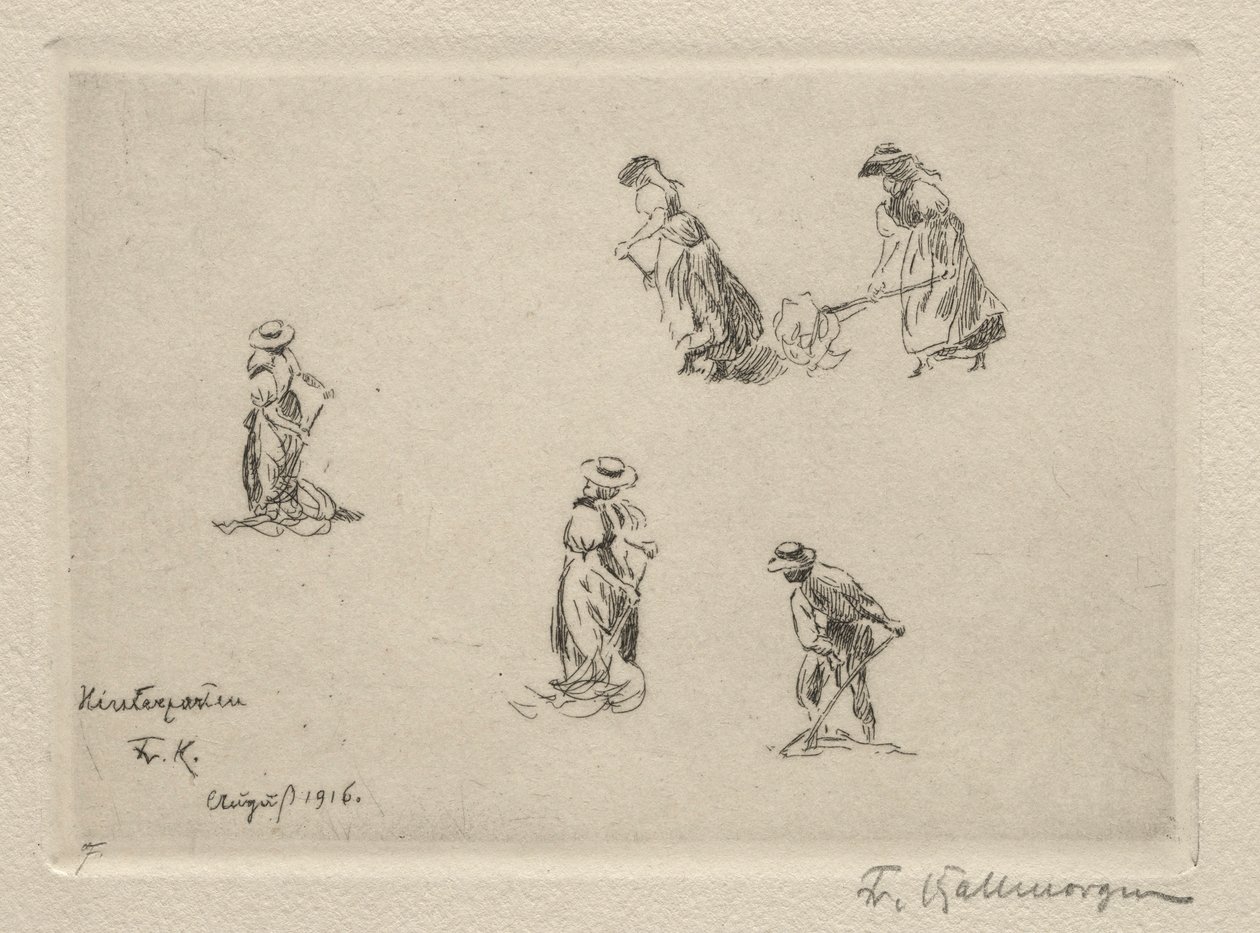 Fienaioli, 1916 da Friedrich Kallmorgan