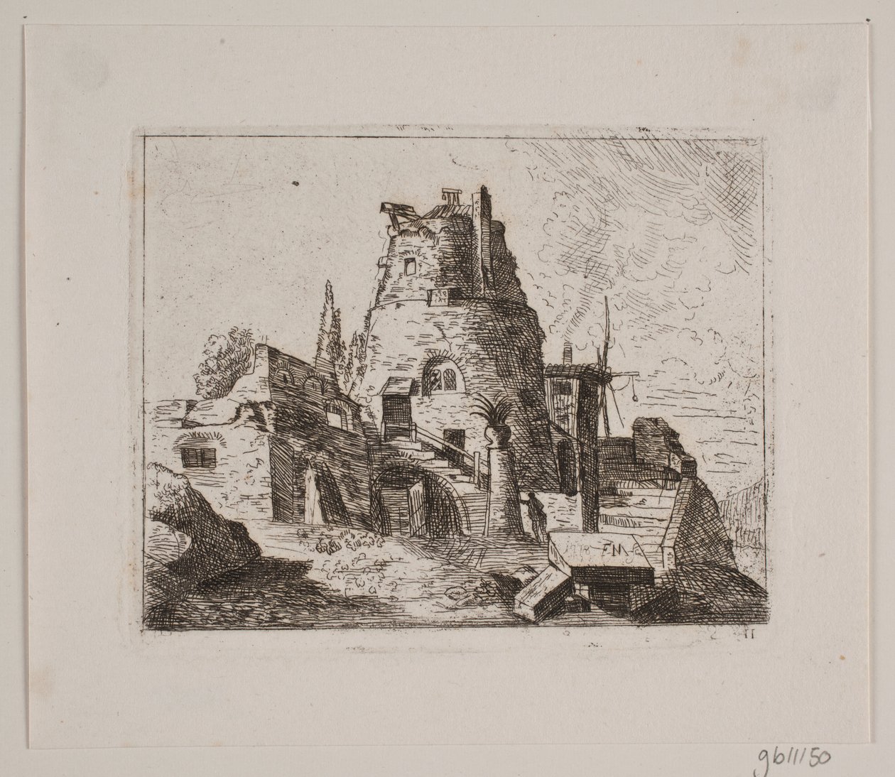 Rovina con torre da Friedrich Münter
