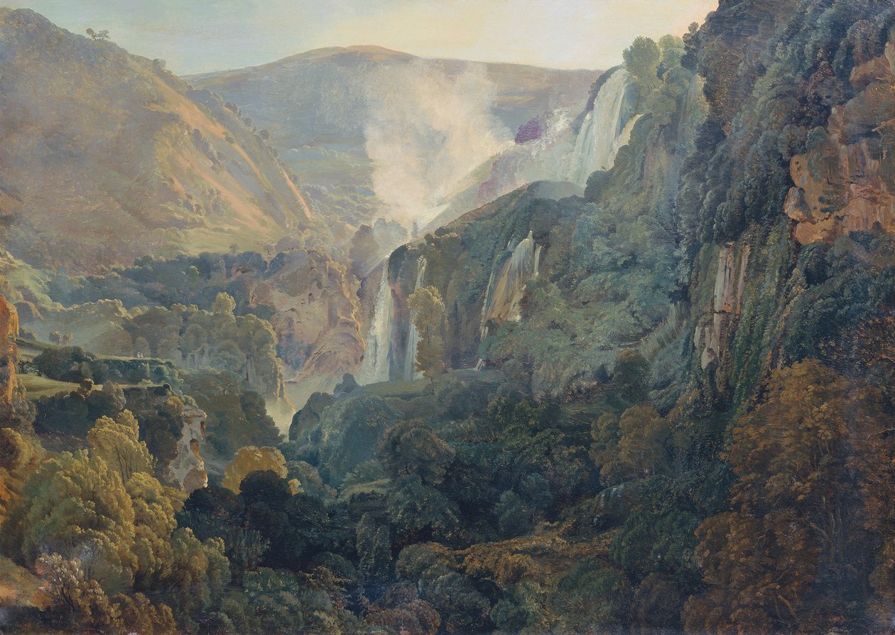 Le cascate di Terni da Friedrich Nerly d. Ä.