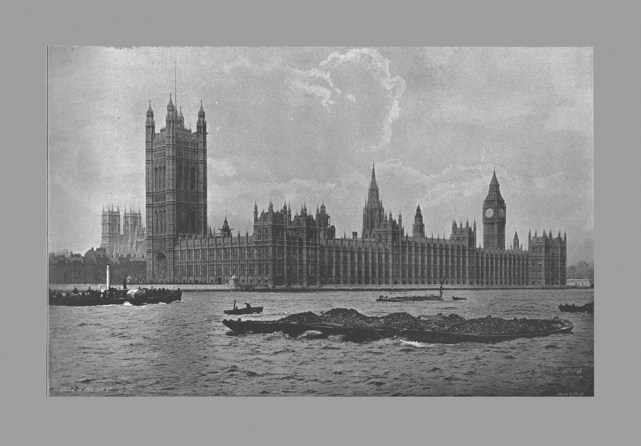 Le case del Parlamento, Londra, c1900 da Frith and Co