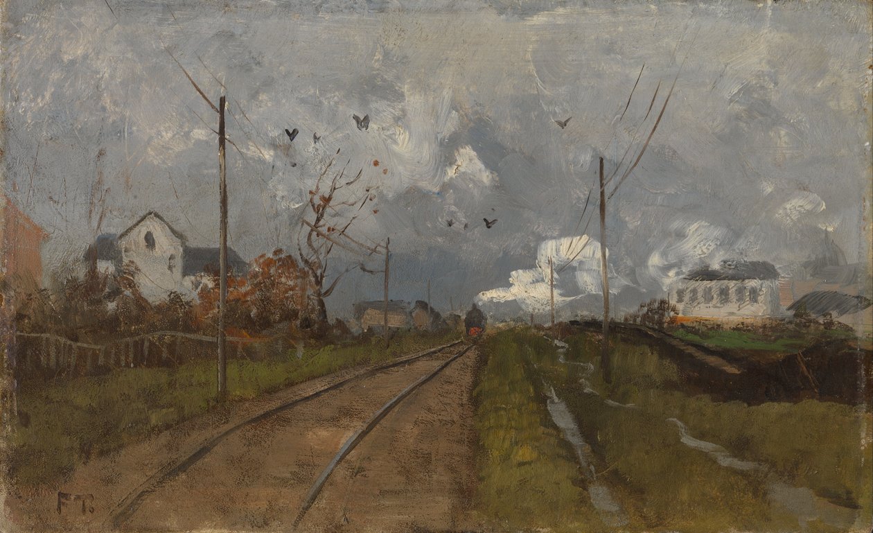 Il treno sta arrivando da Fritz Thaulow