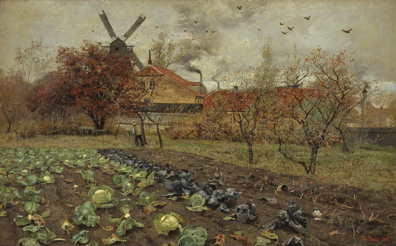 Vista di Amerikavej a Copenaghen da Frits Thaulow