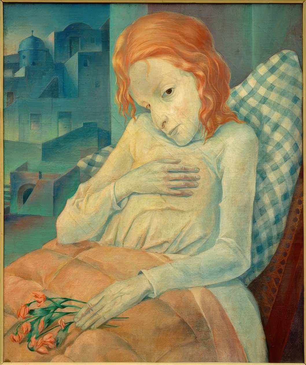 Ragazza malata da Fritz Burmann