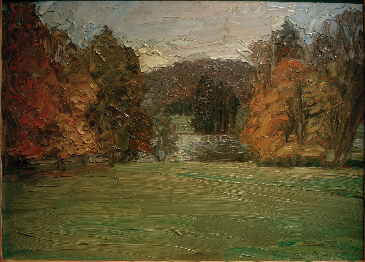 Parco in autunno vicino a Weimar da Fritz Mackensen
