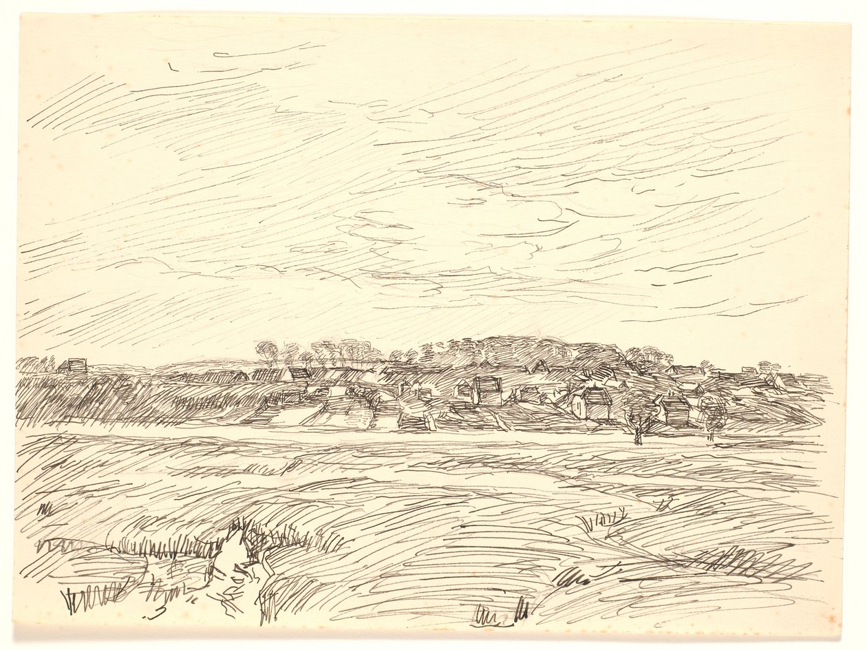 Paesaggio con villaggio da Fritz Syberg