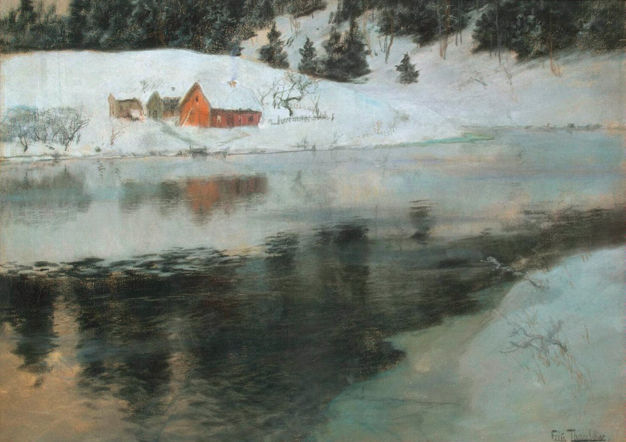 Paesaggio invernale da Fritz Thaulov