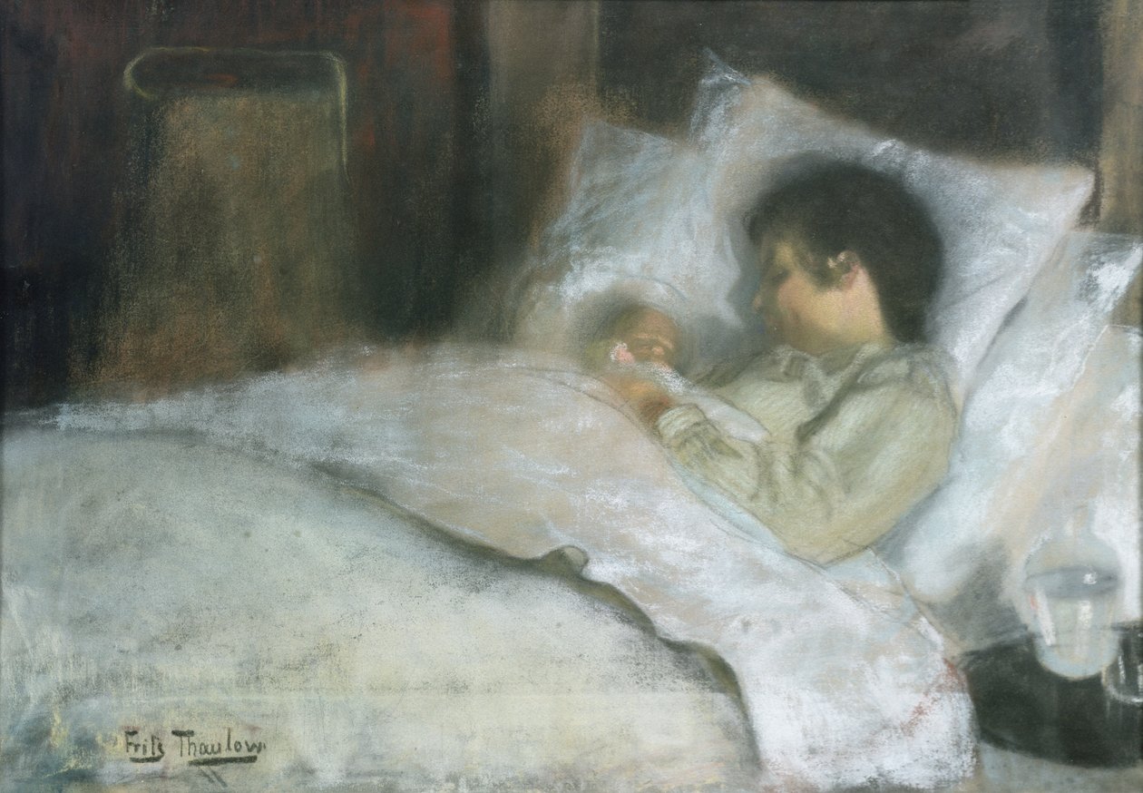 Alexandra con Harald da Fritz Thaulow