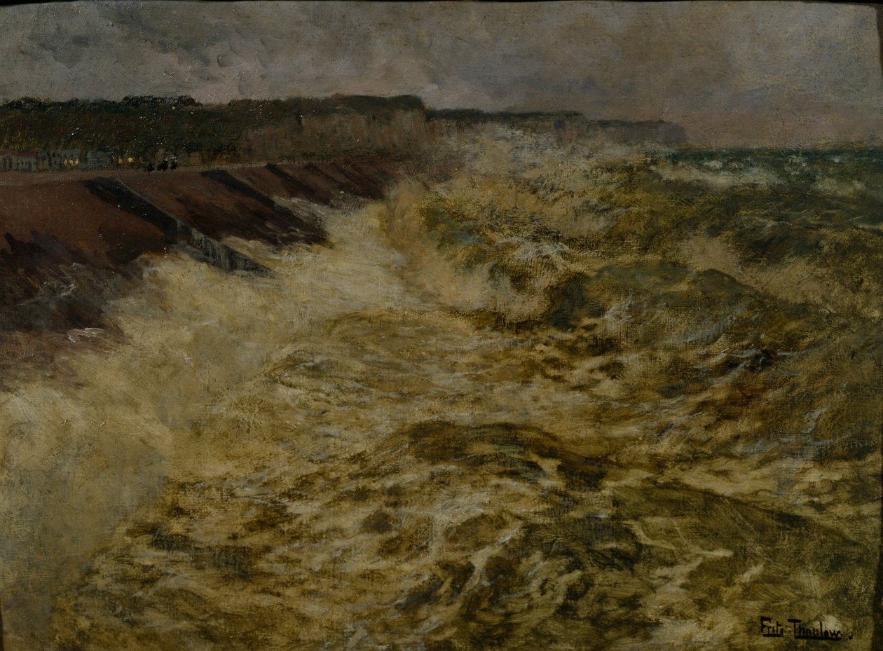 Frangiflutti a Dieppe da Fritz Thaulow