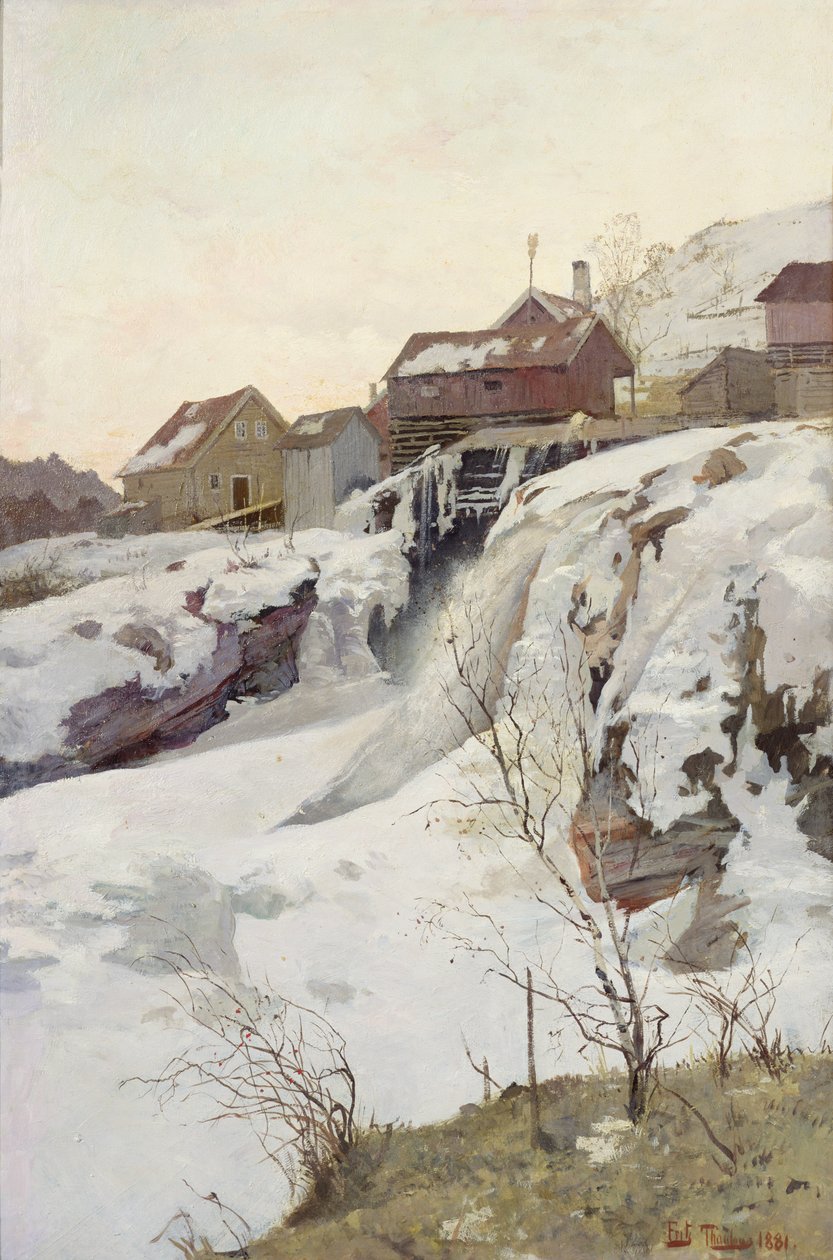 Cascate di Haug da Fritz Thaulow