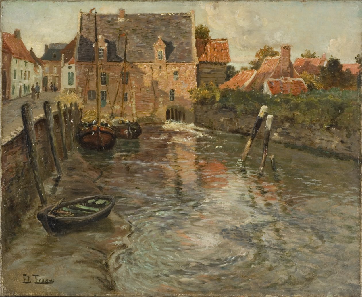 Bassa marea da Frits Thaulow