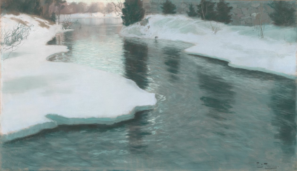 Neve che si scioglie da Fritz Thaulow