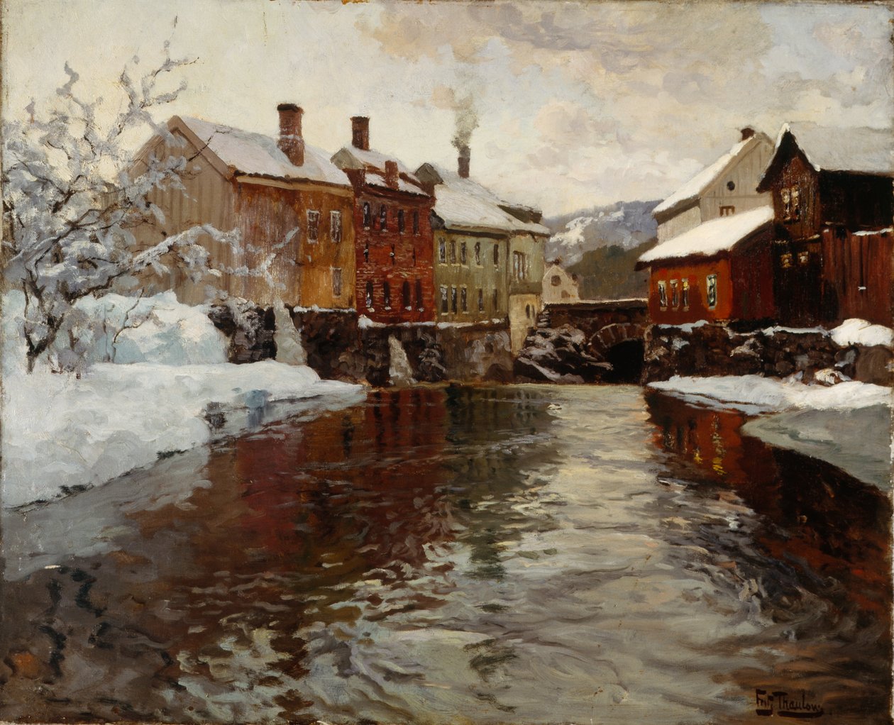 Senza titolo da Fritz Thaulow