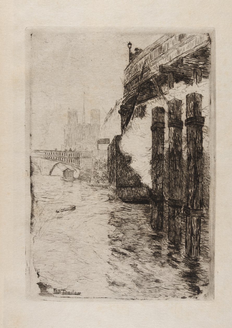 Ponte del molo da Fritz Thaulow