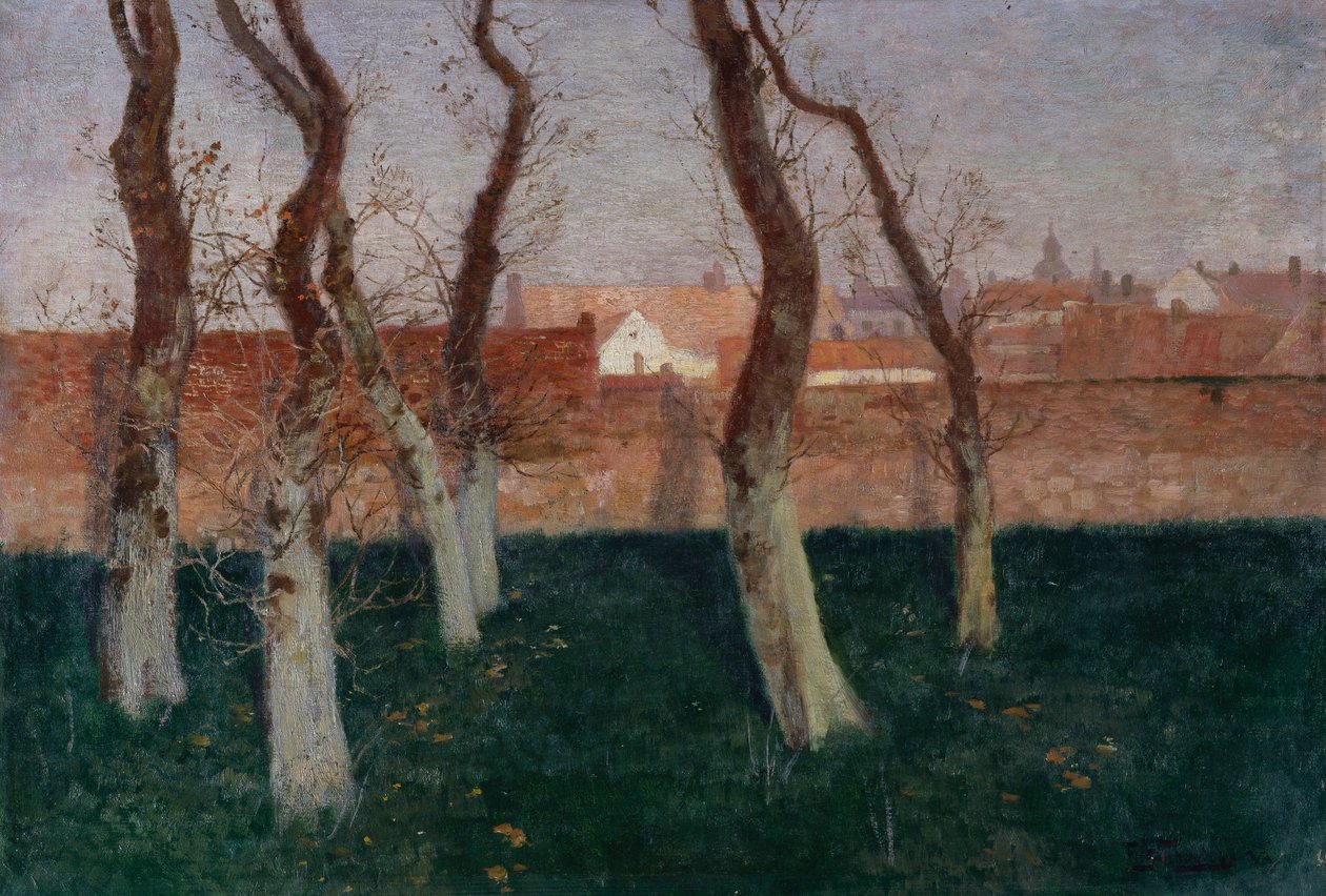 Il giardino murato, 1893 da Frits Thaulow