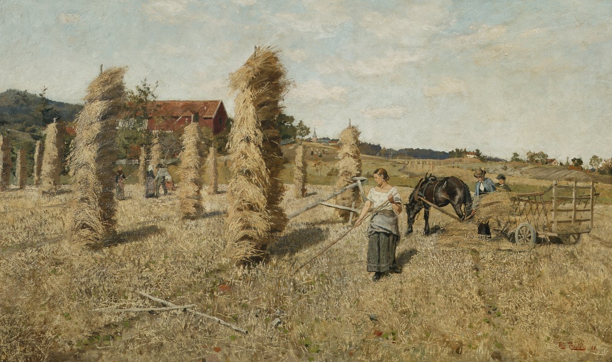 Il campo a Froen da Fritz Thaulow