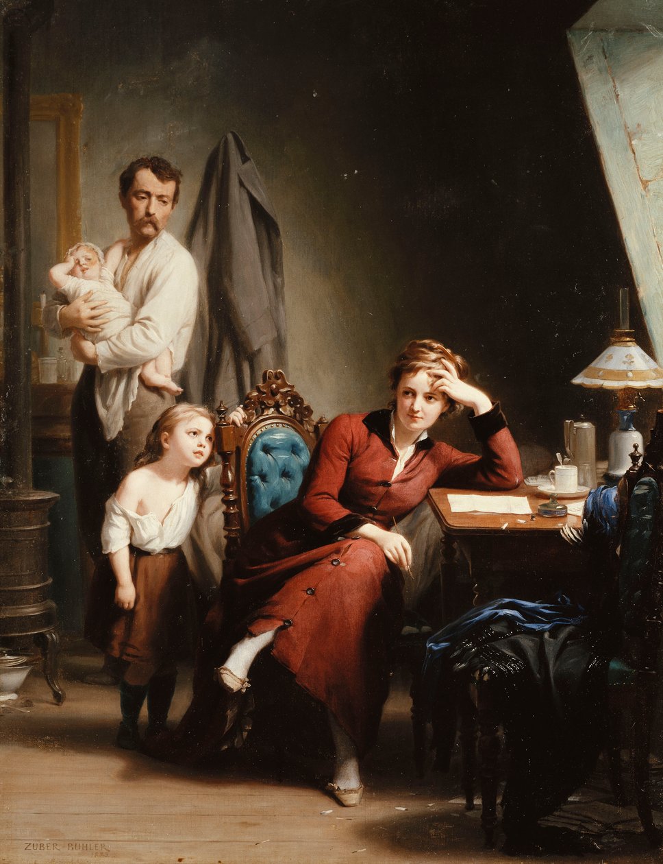 La poetessa da Fritz Zuber Buhler