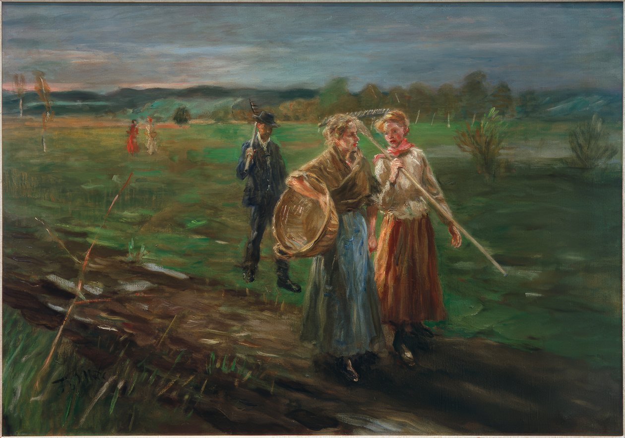 Durante la fienagione da Fritz von Uhde