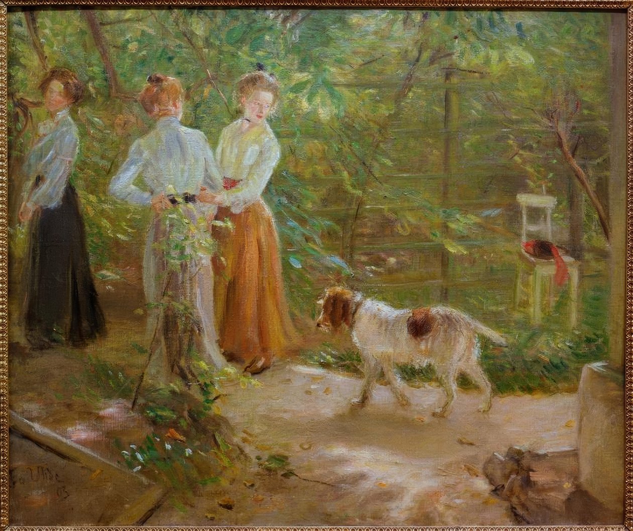 Il sentiero del giardino da Fritz von Uhde