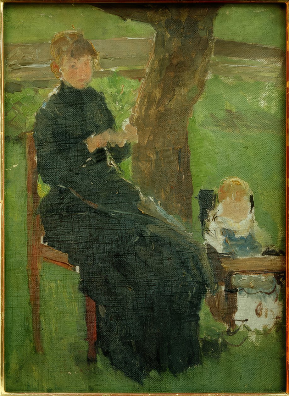 Madre e figlio da Fritz von Uhde