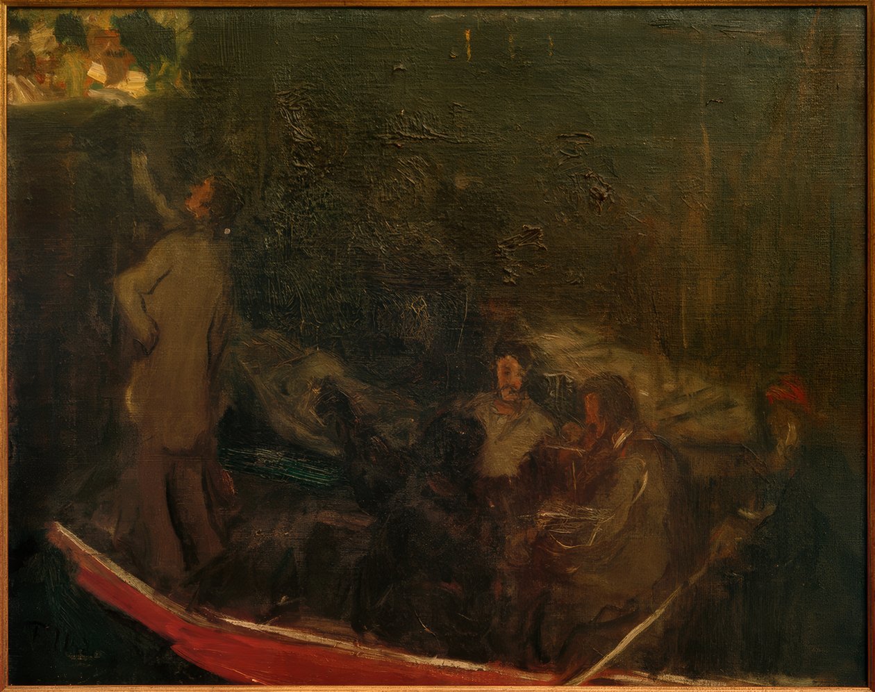 Gita in barca notturna da Fritz von Uhde