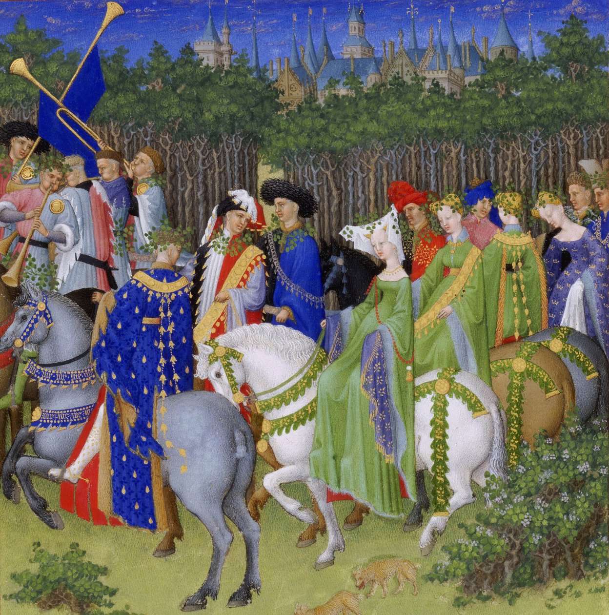 Très Riches Heures del duca di Berry da Frères Limbourg