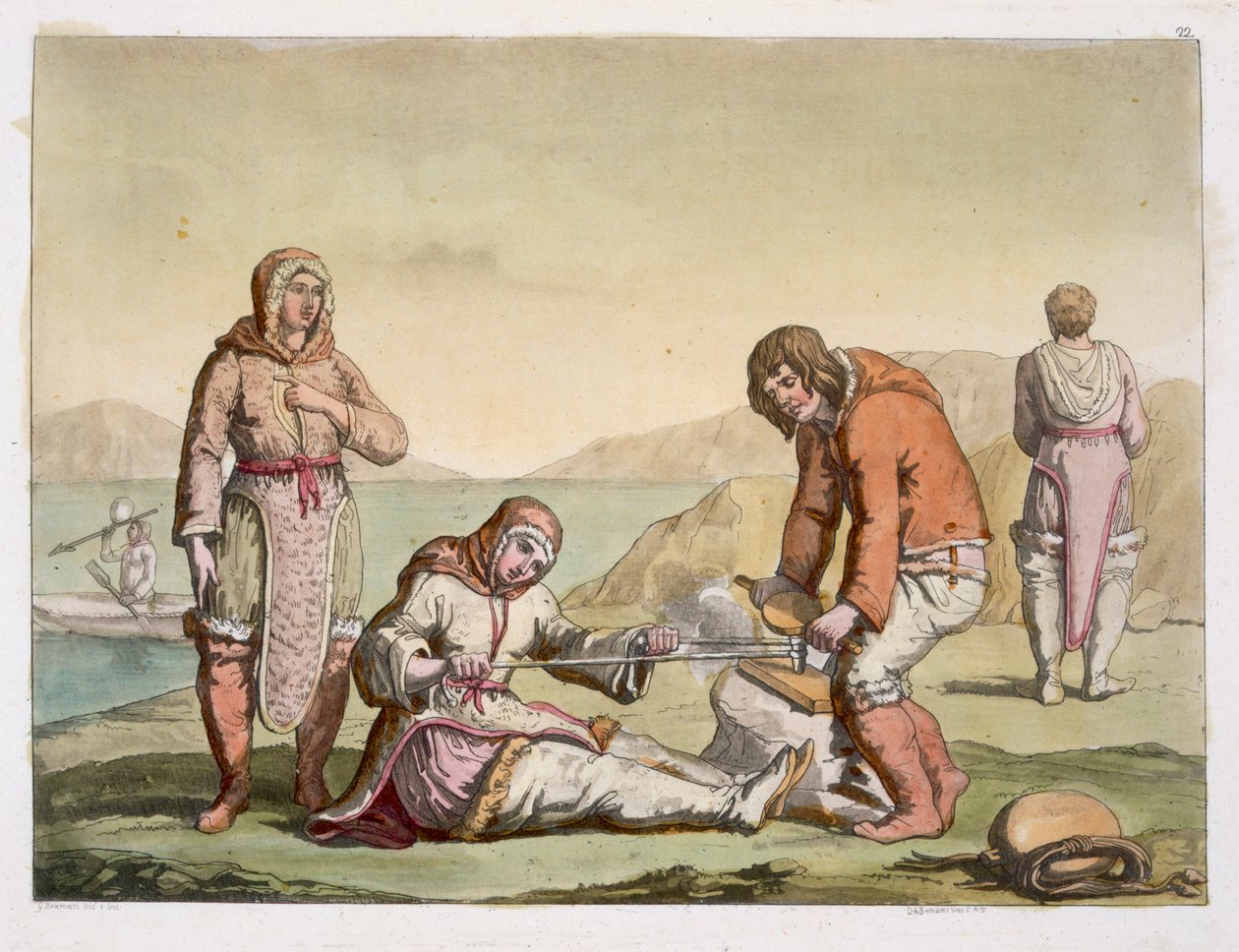 Eschimesi, 1817 da G. Bramati