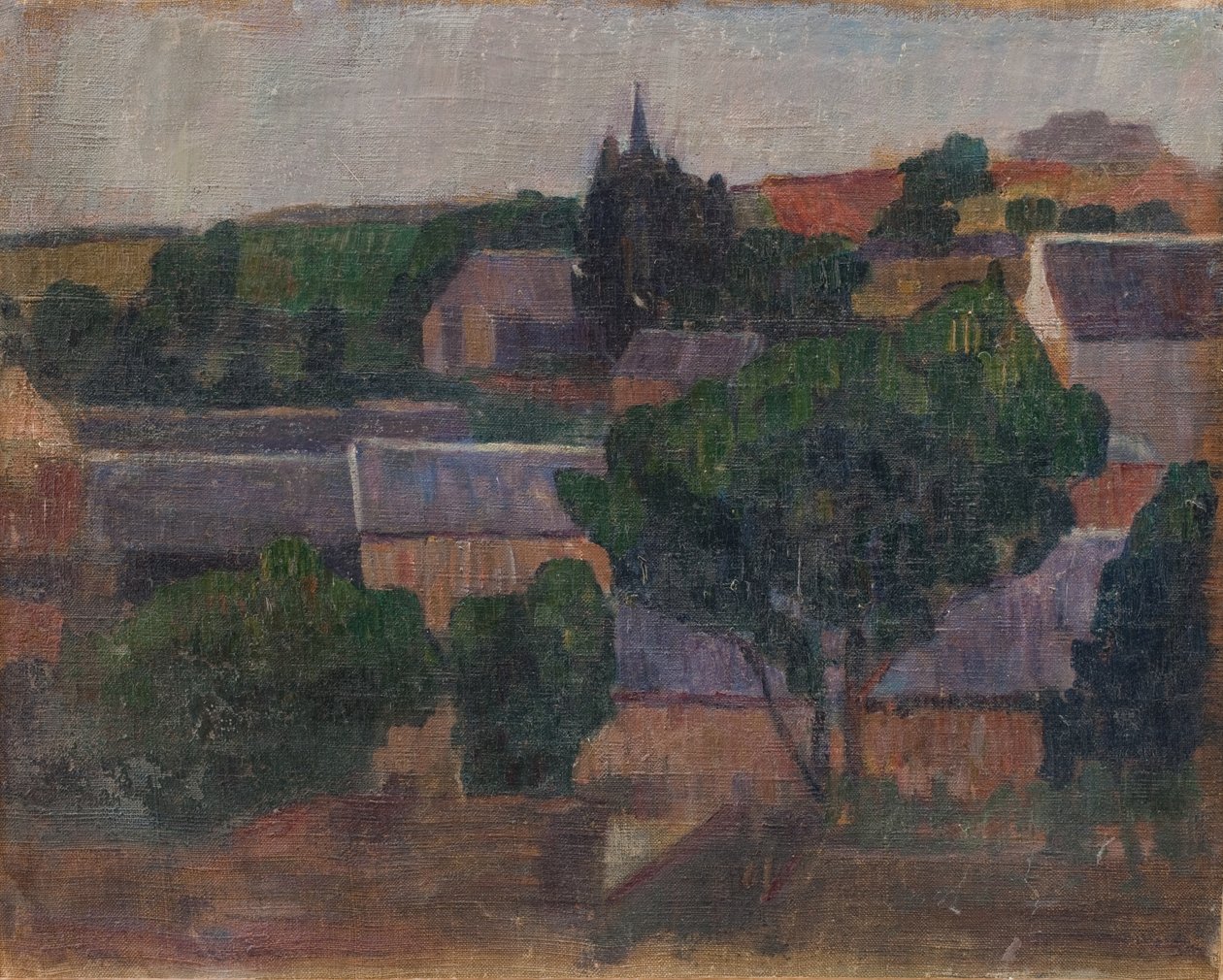 Villaggio in Bretagna da G.F. Clement