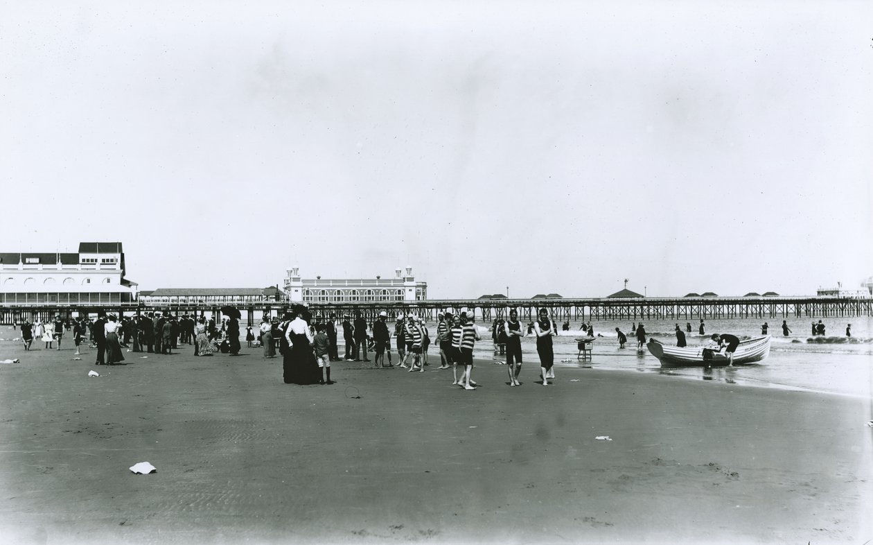 Spiaggia di Atlantic City, New Jersey da G.P. Hall und Sohn