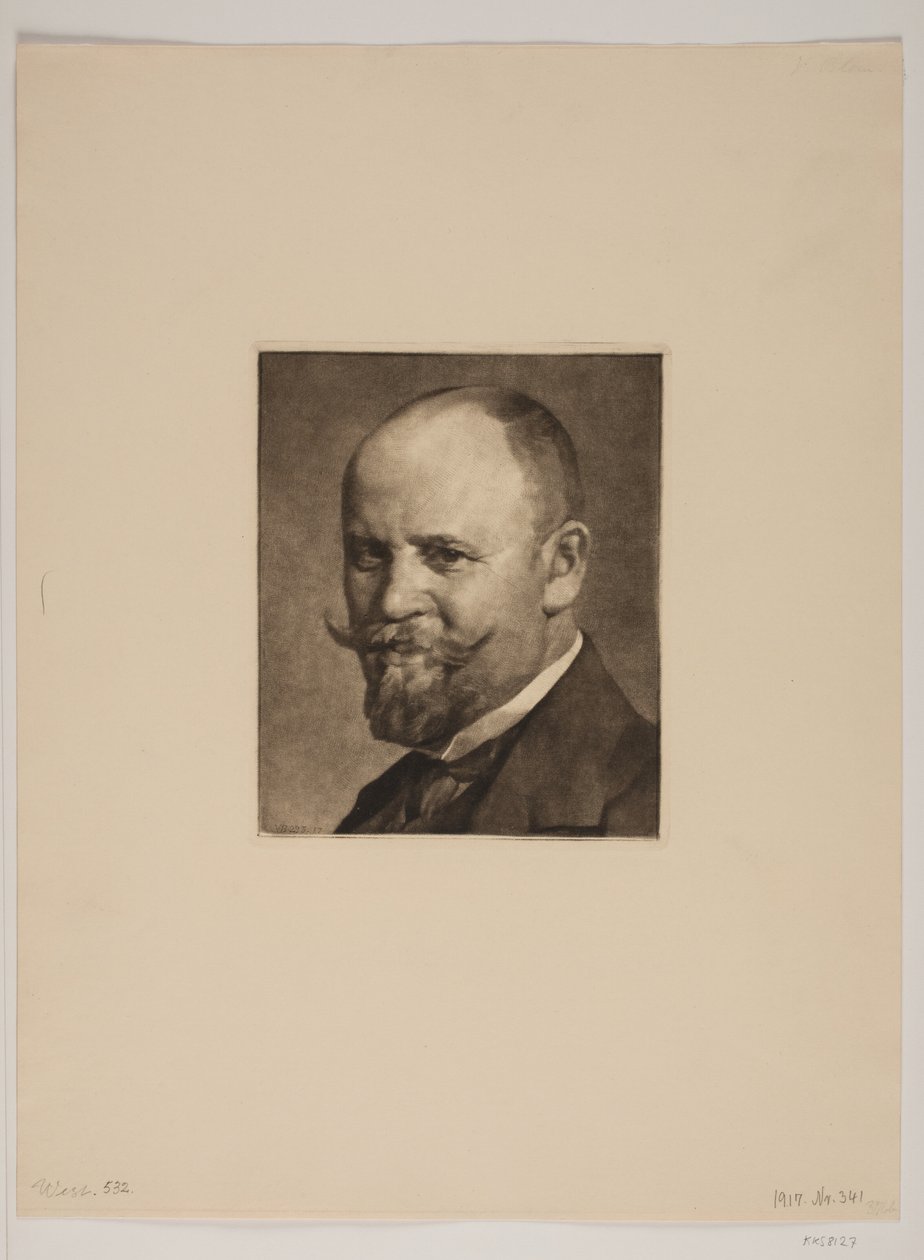 Il pittore Otto Balle da G.V. Blom