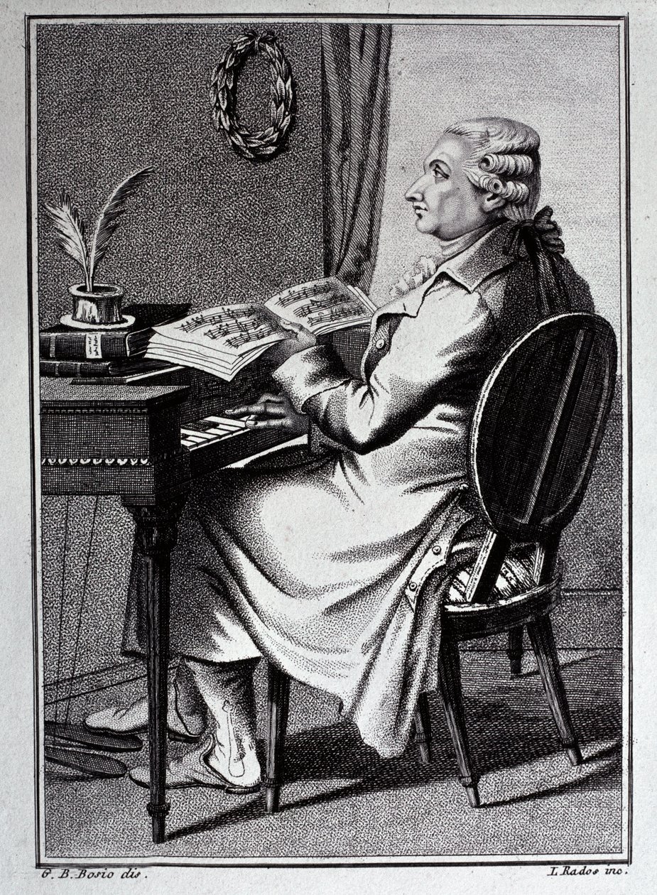 Ritratto di Antonio Sacchini da G. B. Bosio