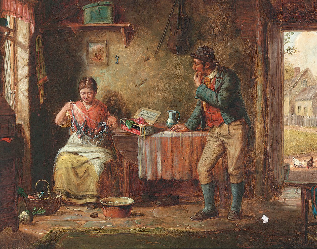 La merlettaia da G. Dawson