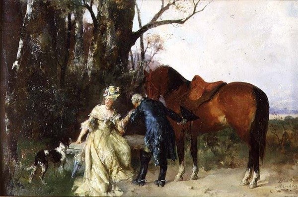 Un saluto cavalleresco da G. Hans Buttner
