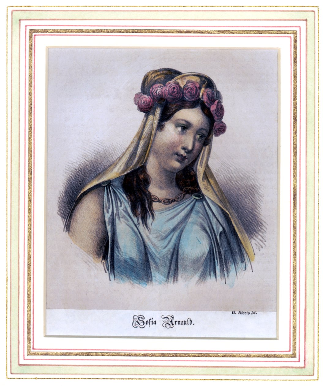 Sophie Arnould, soprano francese da G. Riccio