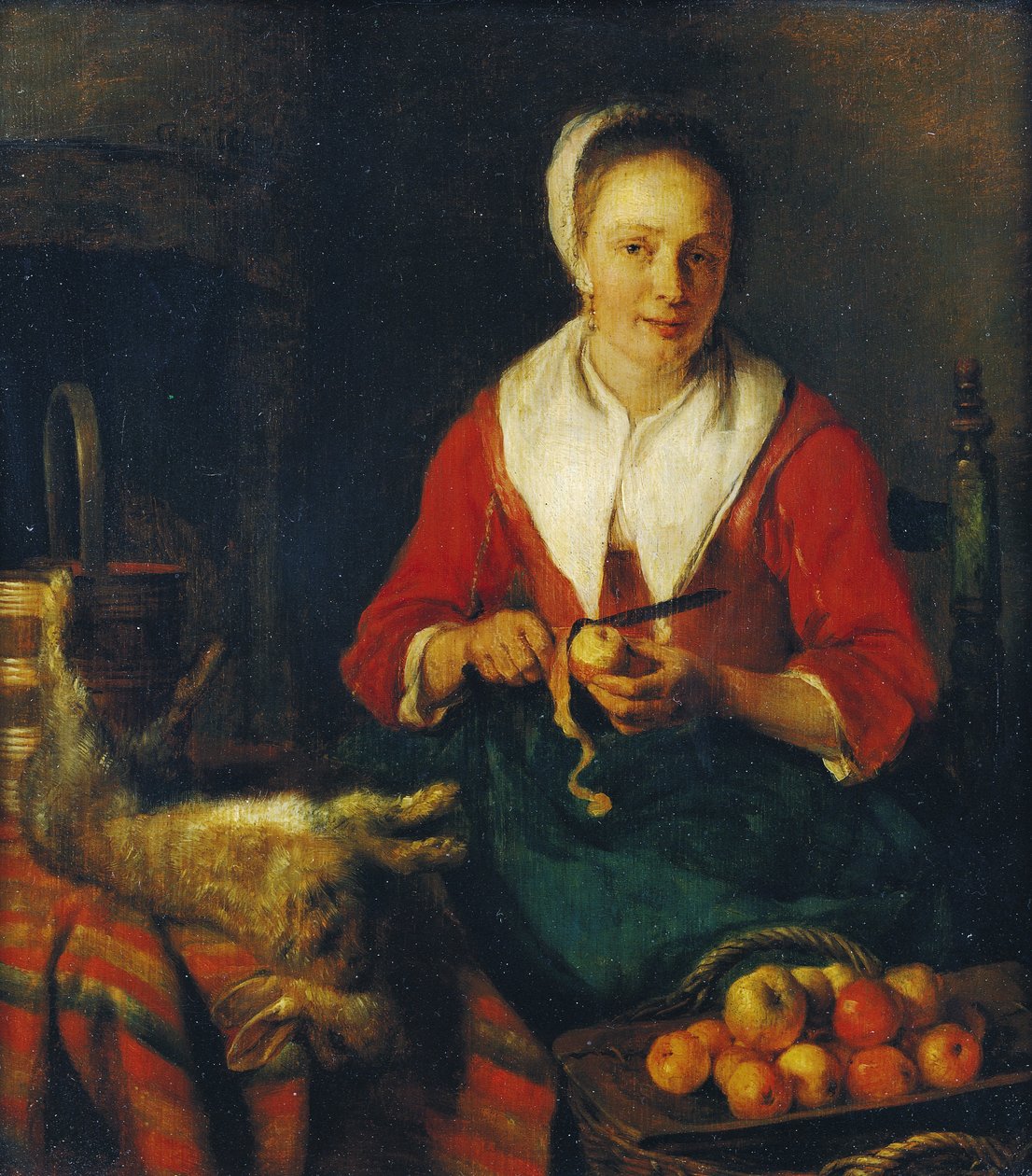 La sbucciatrice di mele da Gabriel Metsu