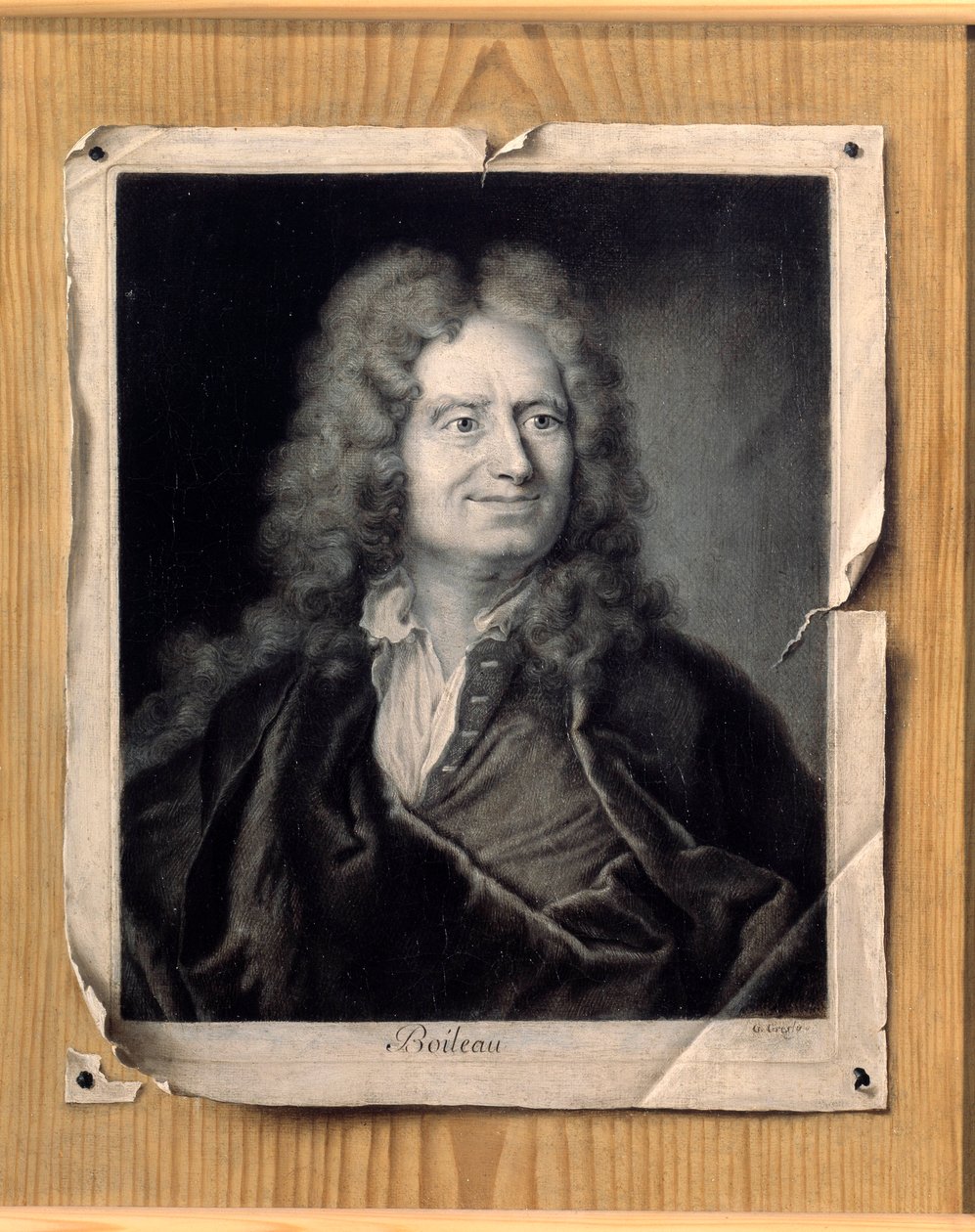 Ritratto di Nicolas Boileau (1636-1711) da Gabriel Gresly