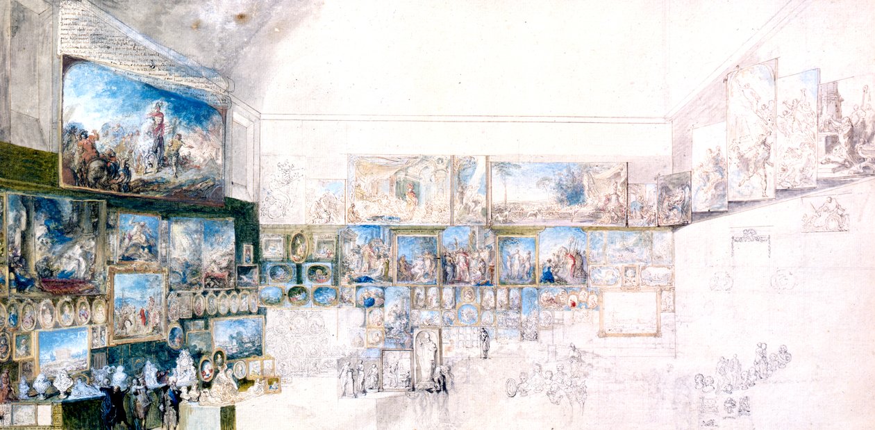 Gabinetto dei disegni da Gabriel de Saint Aubin