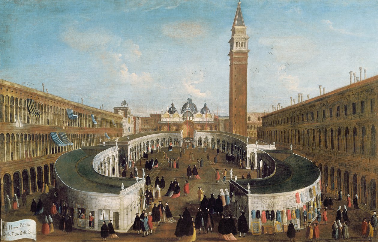 Fiera in Piazza San Marco da Gabriele Bella