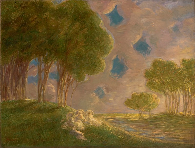 Paesaggio da Gaetano Previati