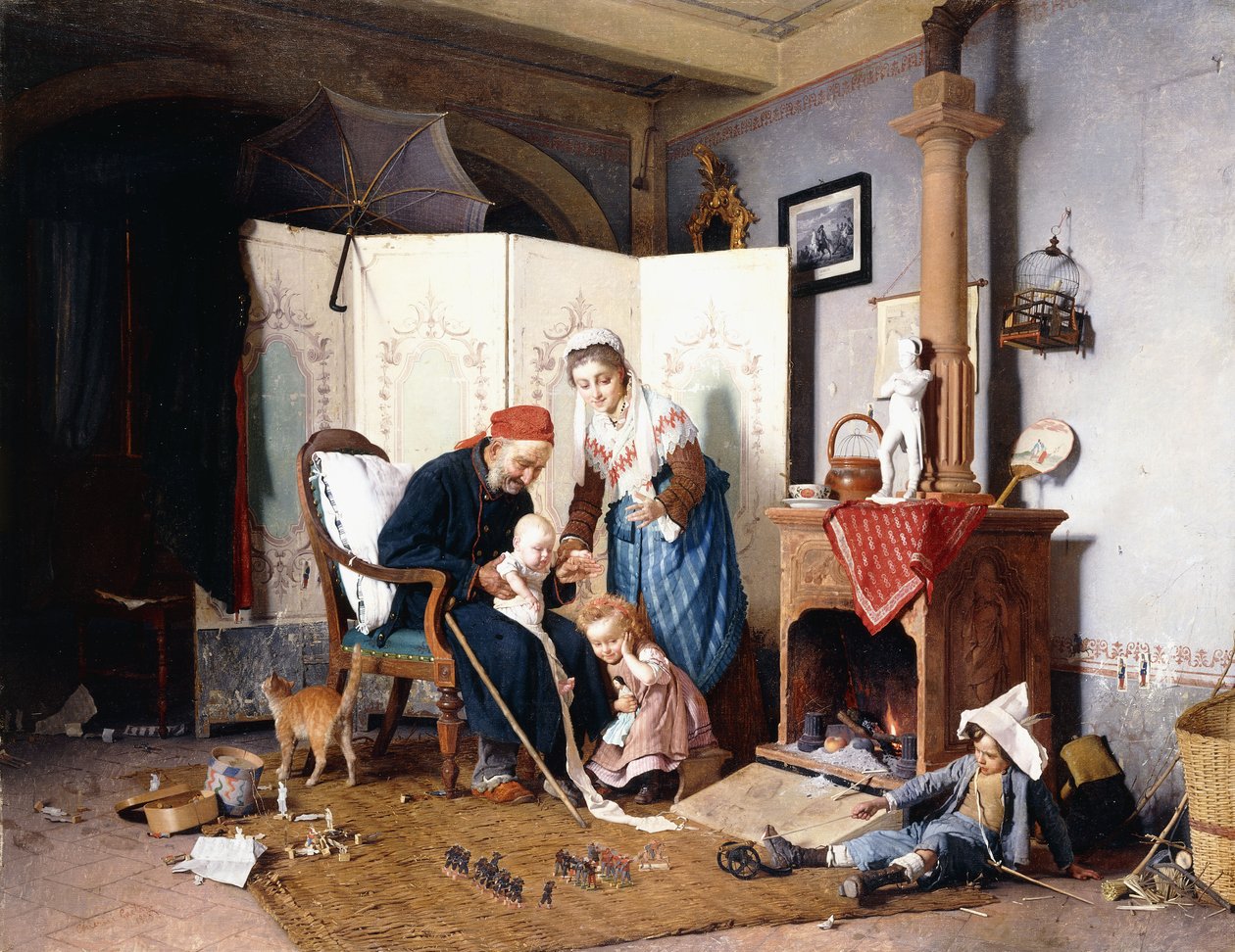 Il veterano, 1878 da Gaetano Chierici