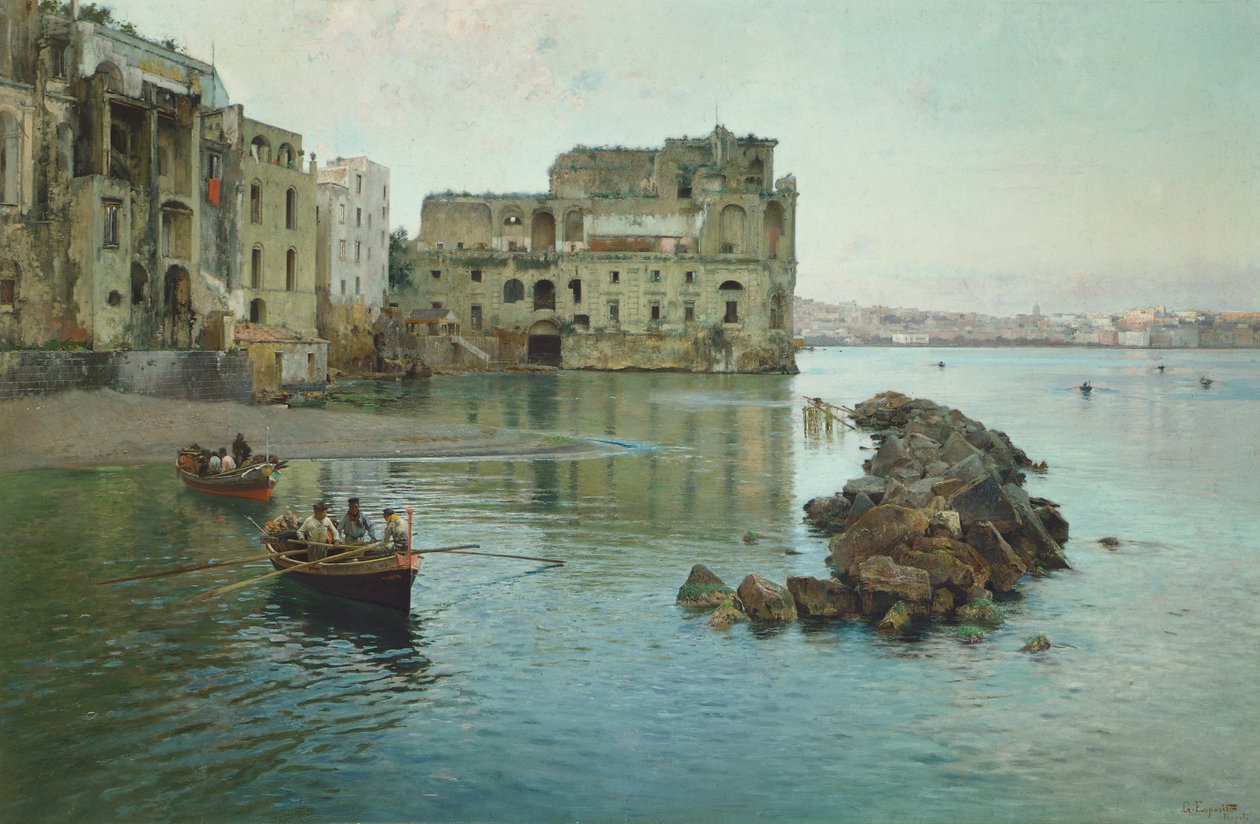 Marina vicino al palazzo Donn
