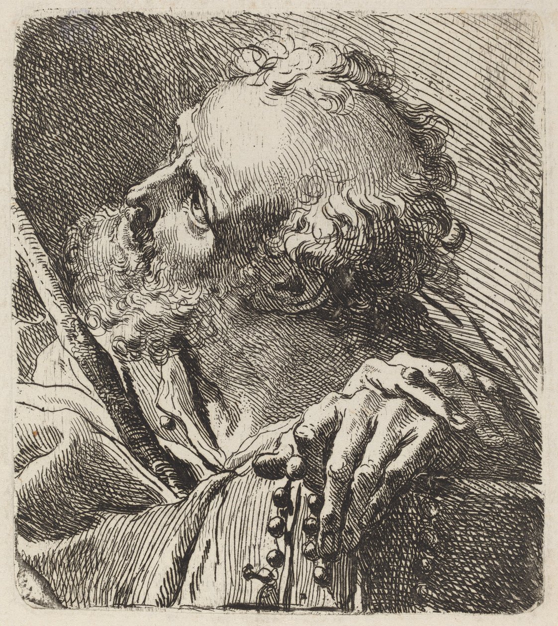 Busto di un santo da Gaetano Gandolfi