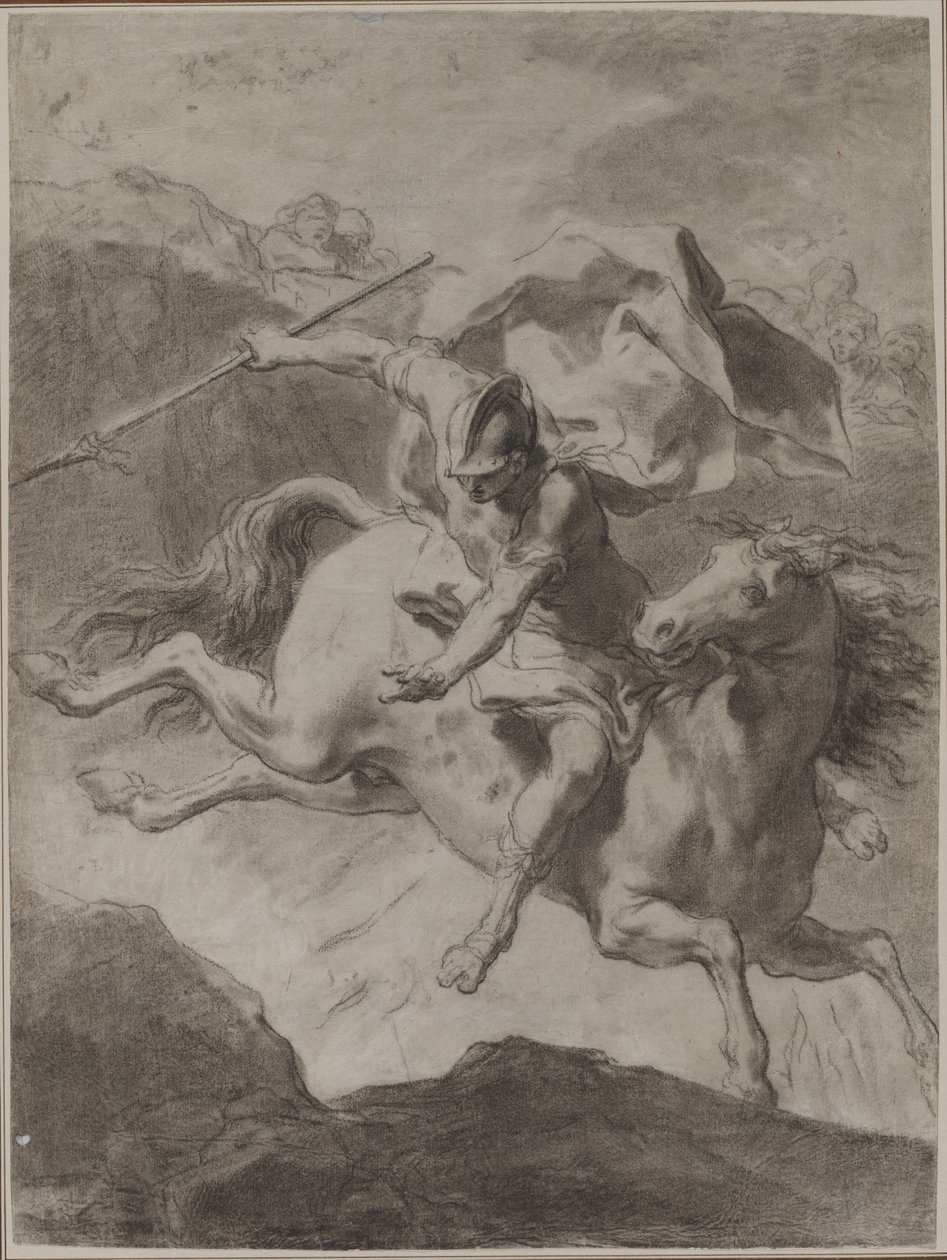Morte di Marco Curzio, 1799 da Gaetano Gandolfi