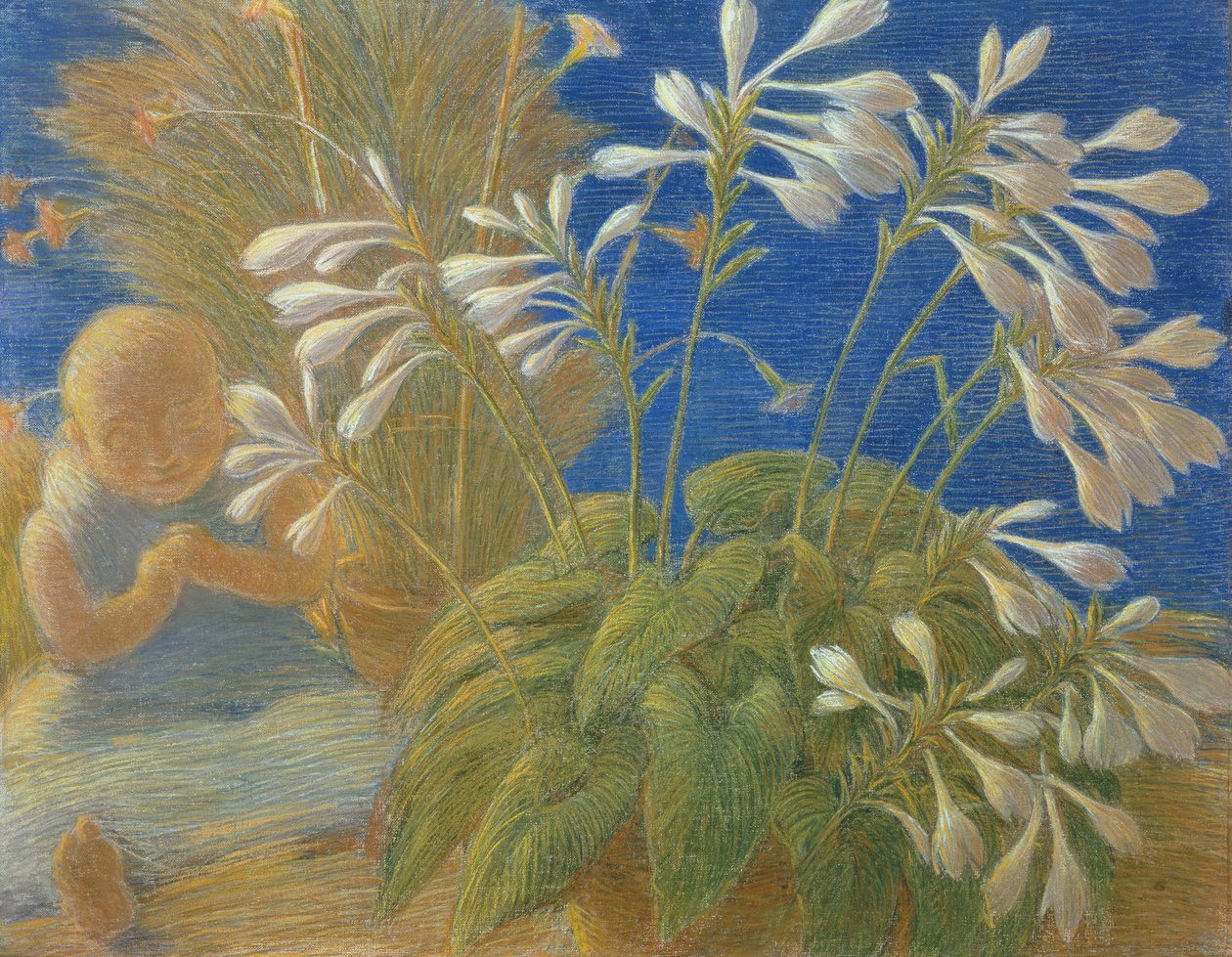 Gigli giapponesi, 1906 da Gaetano Previati